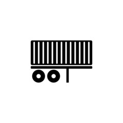 Truck rack icon in Supply chain set
