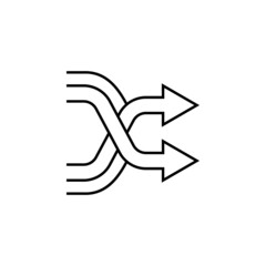 X-arrows icon in Transition set