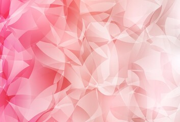 Obraz premium Light Red vector gradient triangles template.