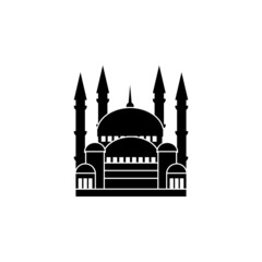Mosque icon in Turkish set