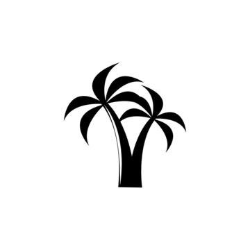 palm trees icon in Turkish set