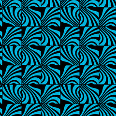 Seamless square pattern, geometric print.