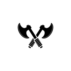 two axes icon in Vikings set