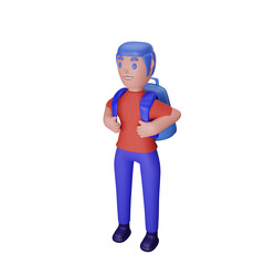 characters with the concept of back to school