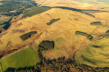 aerial view of landscape