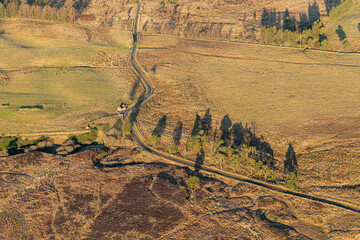 aerial view of landscape