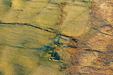 aerial view of landscape