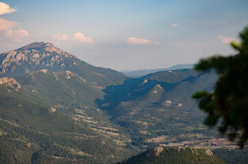 view of the mountains