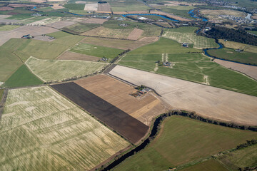 aerial view of landscape