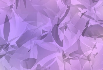 Fototapeta premium Light Purple vector texture with abstract poly forms.