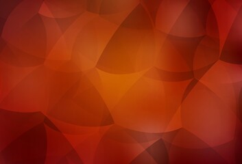 Fototapeta premium Dark Red, Yellow vector pattern with polygonal style.