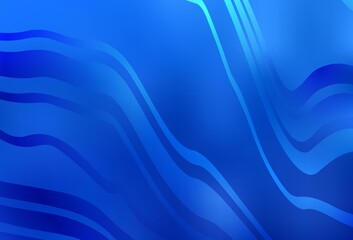 Light BLUE vector background with wry lines.