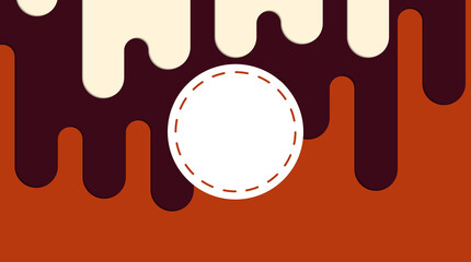 abstract, modern, shapes, fluid, multicolor, red orange, burgundy, cream gradient wallpaper background vector illustration