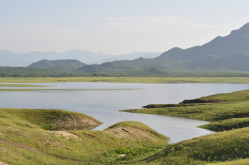 Fototapeta premium postal del lago.