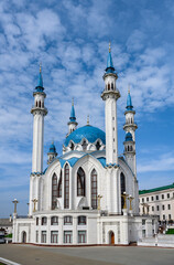 Fototapeta na wymiar Kul Sharif Mosque in Kazan, Russia