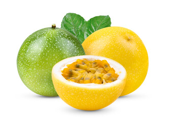  Passion Fruit Isolated On White