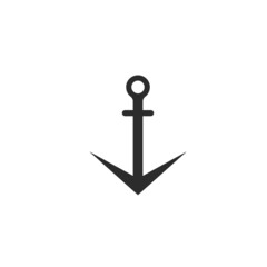Anchor  icon  vector  illustration design