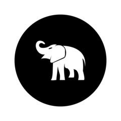 Elephant logo illustration