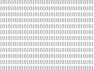 Binary Computer Code Background. Gradient 01 Numbers Pattern. Data and Technology Texture. Matrix...