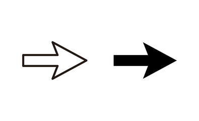 Arrow icons set. Arrow sign and symbol for web design.