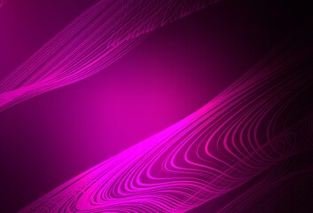 Dark Pink vector blurred shine abstract template.