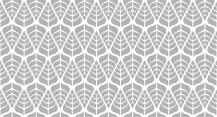 Geometric leaves vector seamless pattern. Abstract vector texture. Leaf background. vector illustration