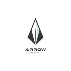 simple arrow logo vector design template illustration
