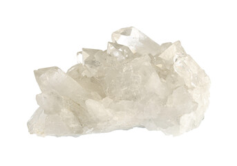 single white crystal mineral sample 