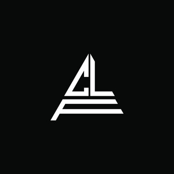 CLF letter logo creative design. CLF unique design
