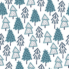 Geometric abstract pattern. Winter and New Year's illustration.