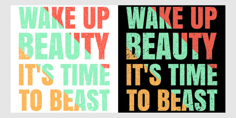 Gym typography t-shirt design.