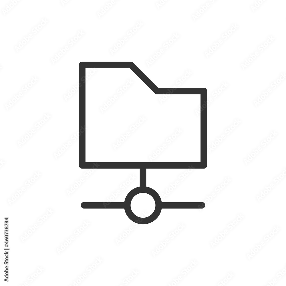 Canvas Prints Programming minimal line icon.