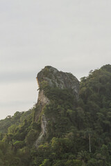 peak of inhanga needle in Copacabana in Rio de Janeiro.