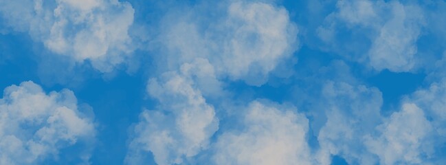 Clouds in the sky on blue background. Violet wallpaper. with clouds effect.