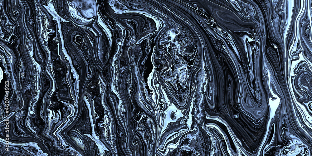 Wall mural abstract black marble stone texture for background.