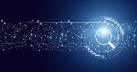 Data Search Technology Search Engine Optimization. Minimal blank search bar. Search box icon of internet browser.