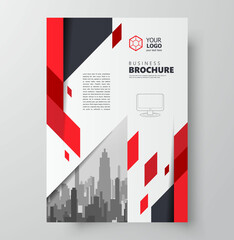 Flyer brochure design template size A4, creative cover