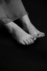 Fototapeta premium beautiful details of female legs close-up