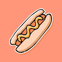 hotdog cartoon design
