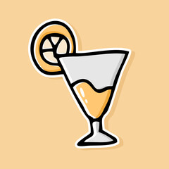 cocktail cartoon design