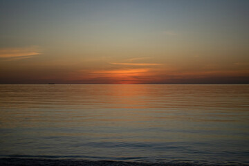 Maldives island beautiful sunset see
