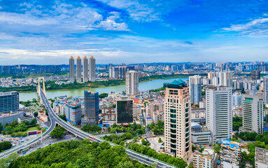 Urban scenery of Nanning, Guangxi, China