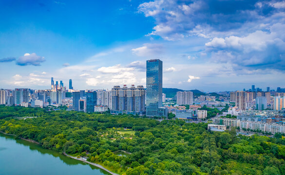 Urban scenery of Nanning, Guangxi, China
