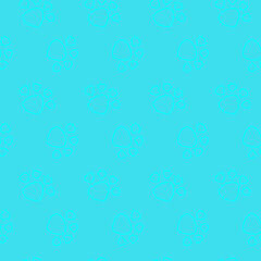 Vector seamless pattern with cat or dog,kitten or puppy footprints. Can be used for wallpaper,fabric, web page background, surface textures.