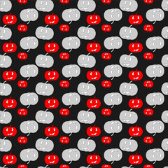 Halloween seamless pattern with pumkin.Can be used for wallpaper, web page background, surface textures.
