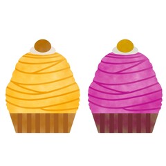 モンブラン イラスト