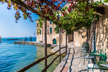 Lake Garda and the beauty of Punta San Vigilio. - 460757114