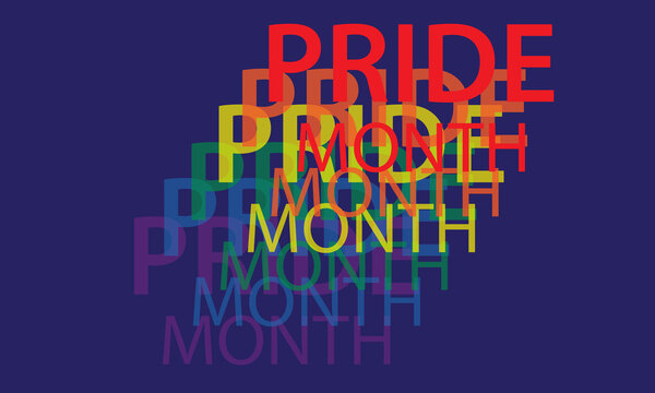 Vector image of LGBTQ+ pride symbol. pride concept.