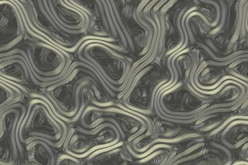 beautiful yellow glossy fluid polished metal digitally drawn background illustration