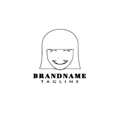 avatar logo person design template vector illustration